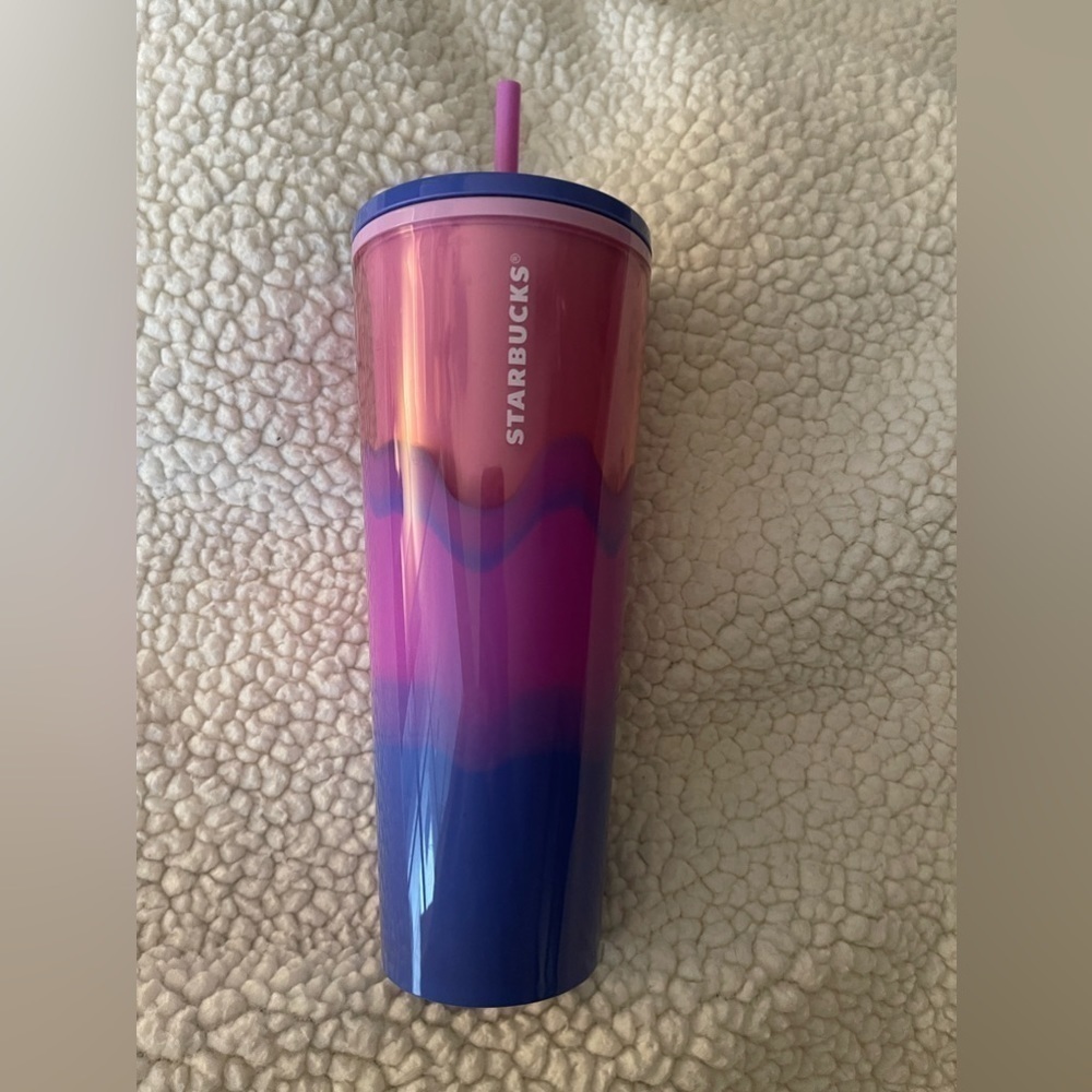 Starbucks colorful 24 Oz cup
